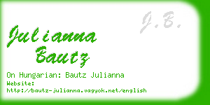 julianna bautz business card